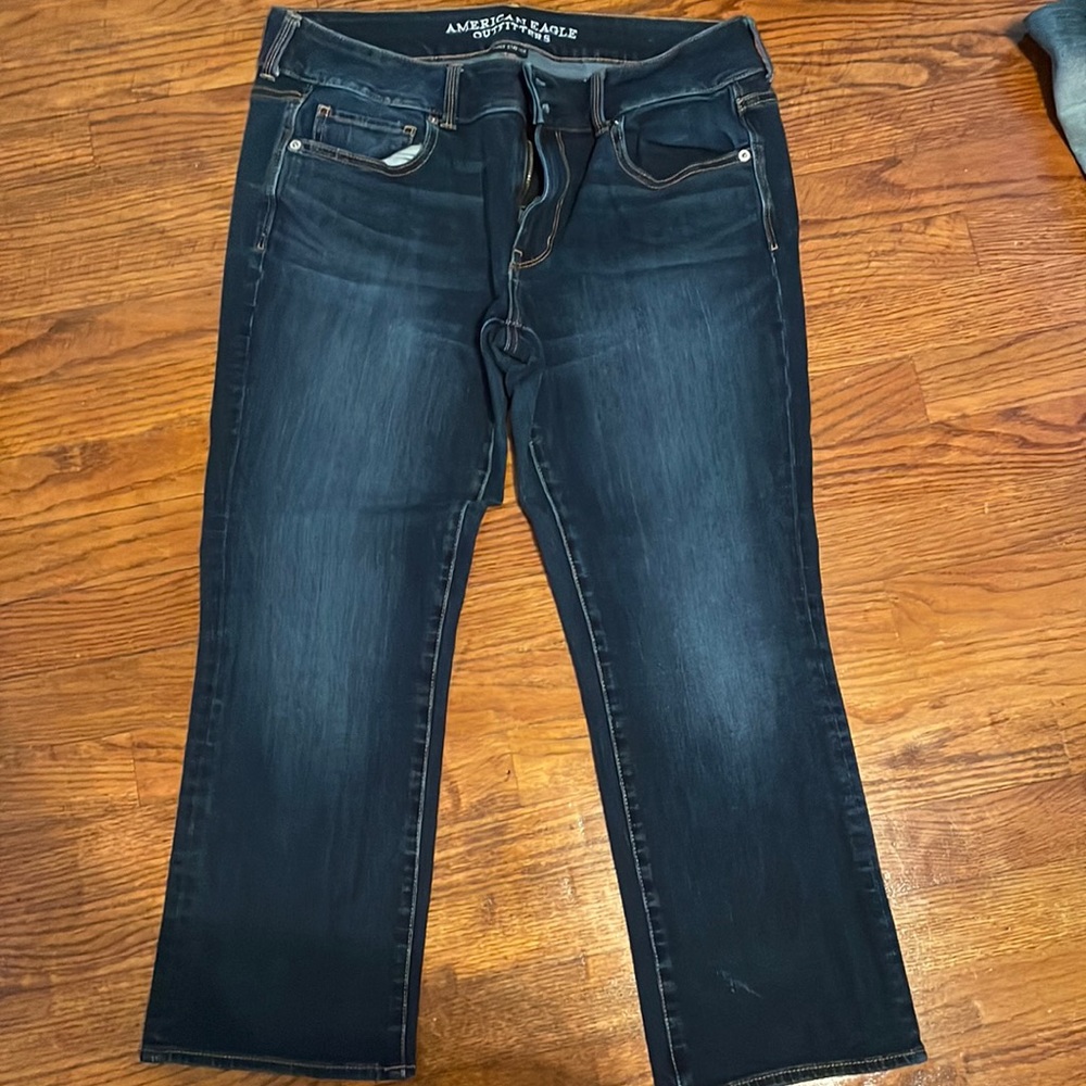 American Eagle artist, cropped jeans